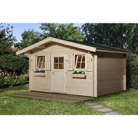 WEKA Gartenhaus »138 Gr.1«, Holz, BxHxT: 450 x 296 x 300 cm (Außenmaße inkl. Dachüberstand) – beige WEKA Gartenhaus »138 Gr.1«, Holz, BxHxT: 450 x 296 x 300 cm (Außenmaße inkl. Dachüberstand) – beige
