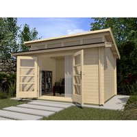 WEKA Gartenhaus »158 Gr.1«, Holz, BxHxT: 350 x 281 x 300 cm (Außenmaße inkl. Dachüberstand) - beige |  Holz  |  9 m² WEKA Gartenhaus »158 Gr.1«, Holz, BxHxT: 350 x 281 x 300 cm (Außenmaße inkl. Dachüberstand) - beige |  Holz  |  9 m²