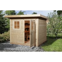 WEKA Gartenhaus »170 Gr.2«, Holz, BxHxT: 280 x 226 x 240 cm (Außenmaße inkl. Dachüberstand) - beige |  Holz  |  5,64 m² WEKA Gartenhaus »170 Gr.2«, Holz, BxHxT: 280 x 226 x 240 cm (Außenmaße inkl. Dachüberstand) - beige |  Holz  |  5,64 m²