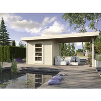 WEKA Gartenhaus »172 B Gr.1«, Holz, BxHxT: 539 x 226 x 211 cm (Außenmaße inkl. Dachüberstand) - beige | Holz | 10,55 m² WEKA Gartenhaus »172 B Gr.1«, Holz, BxHxT: 539 x 226 x 211 cm (Außenmaße inkl. Dachüberstand) - beige | Holz | 10,55 m²