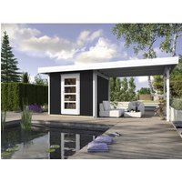WEKA Gartenhaus »172 B Gr.3«, Holz, BxHxT: 634 x 226 x 301 cm (Außenmaße inkl. Dachüberstand) - grau |  Holz  |  17,76 m² WEKA Gartenhaus »172 B Gr.3«, Holz, BxHxT: 634 x 226 x 301 cm (Außenmaße inkl. Dachüberstand) - grau |  Holz  |  17,76 m²