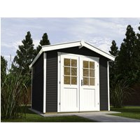 WEKA Ferienhaus »218 Gr.4«, Holz, BxHxT: 320 x 234 x 295 cm (Außenmaße inkl. Dachüberstand) – grau | Fichte | 8,88 m² WEKA Ferienhaus »218 Gr.4«, Holz, BxHxT: 320 x 234 x 295 cm (Außenmaße inkl. Dachüberstand) – grau | Fichte | 8,88 m²