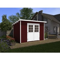 WEKA Gartenhaus »219 Gr.2«, Holz, BxHxT: 320 x 213 x 278 cm (Außenmaße) – rot WEKA Gartenhaus »219 Gr.2«, Holz, BxHxT: 320 x 213 x 278 cm (Außenmaße) – rot