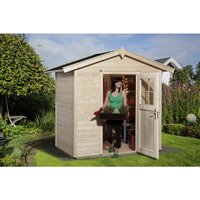 WEKA Gartenhaus »223 Gr.1«, Holz, BxHxT: 260 x 227 x 154 cm (Außenmaße inkl. Dachüberstand) - beige |  Holz  |  3,16 m² WEKA Gartenhaus »223 Gr.1«, Holz, BxHxT: 260 x 227 x 154 cm (Außenmaße inkl. Dachüberstand) - beige |  Holz  |  3,16 m²