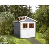 WEKA Gartenhaus »226 Gr.1«, Holz, BxHxT: 237 x 252 x 209 cm (Außenmaße inkl. Dachüberstand) - grau | Holz | 4,29 m² WEKA Gartenhaus »226 Gr.1«, Holz, BxHxT: 237 x 252 x 209 cm (Außenmaße inkl. Dachüberstand) - grau | Holz | 4,29 m²