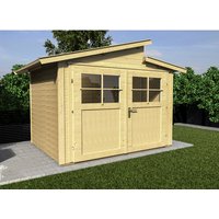 WEKA Gartenhaus »226 Gr.2«, Holz, BxHxT: 267 x 252 x 239 cm (Außenmaße inkl. Dachüberstand) – beige Rabatt: 6 % WEKA Gartenhaus »226 Gr.2«, Holz, BxHxT: 267 x 252 x 239 cm (Außenmaße inkl. Dachüberstand) – beige Rabatt: 6 %