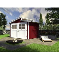 WEKA Gartenhaus »226 Gr.2«, Holz, BxHxT: 267 x 252 x 261 cm (Außenmaße inkl. Dachüberstand) – rot Rabatt: 6 % WEKA Gartenhaus »226 Gr.2«, Holz, BxHxT: 267 x 252 x 261 cm (Außenmaße inkl. Dachüberstand) – rot Rabatt: 6 %