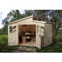 WEKA Gartenhaus »226 Gr.3«, Holz, BxHxT: 327 x 252 x 231 cm (Außenmaße inkl. Dachüberstand) - beige |  Holz  |  6,17 m² WEKA Gartenhaus »226 Gr.3«, Holz, BxHxT: 327 x 252 x 231 cm (Außenmaße inkl. Dachüberstand) - beige |  Holz  |  6,17 m²
