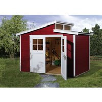 WEKA Gartenhaus »226 Gr.3«, Holz, BxHxT: 327 x 252 x 209 cm (Außenmaße inkl. Dachüberstand) - rot |  Holz  |  6,17 m² WEKA Gartenhaus »226 Gr.3«, Holz, BxHxT: 327 x 252 x 209 cm (Außenmaße inkl. Dachüberstand) - rot |  Holz  |  6,17 m²