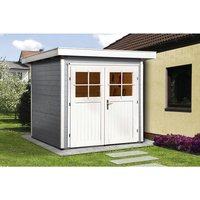WEKA Gartenhaus »227 Gr.1«, Holz, BxHxT: 225 x 217 x 249 cm (Außenmaße inkl. Dachüberstand) - grau |  Holz  |  4,29 m² WEKA Gartenhaus »227 Gr.1«, Holz, BxHxT: 225 x 217 x 249 cm (Außenmaße inkl. Dachüberstand) - grau |  Holz  |  4,29 m²