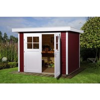 WEKA Ferienhaus »227 Gr.2«, Holz, BxHxT: 257 x 217 x 239 cm (Außenmaße inkl. Dachüberstand) – rot | Holz | 5,62 m² WEKA Ferienhaus »227 Gr.2«, Holz, BxHxT: 257 x 217 x 239 cm (Außenmaße inkl. Dachüberstand) – rot | Holz | 5,62 m²