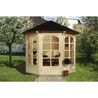 WEKA Sitzlaube, achteckig|zeltdach, achteckig, BxT: 336 x 365 cm – beige WEKA Sitzlaube, achteckig|zeltdach, achteckig, BxT: 336 x 365 cm – beige