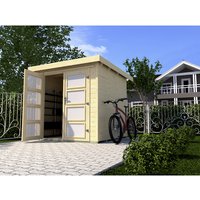 WEKA Gartenhaus »321 Gr.3«, Holz, BxHxT: 278 x 206 x 250 cm (Außenmaße inkl. Dachüberstand) – beige WEKA Gartenhaus »321 Gr.3«, Holz, BxHxT: 278 x 206 x 250 cm (Außenmaße inkl. Dachüberstand) – beige