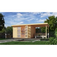 WEKA Gartenhaus »321 B Gr.5«, Holz, BxHxT: 553 x 206 x 250 cm (AuĂenmaĂe inkl. DachĂŒberstand) - beige |  Kunststoff  |  13,23 m² WEKA Gartenhaus »321 B Gr.5«, Holz, BxHxT: 553 x 206 x 250 cm (AuĂenmaĂe inkl. DachĂŒberstand) - beige |  Kunststoff  |  13,23 m²