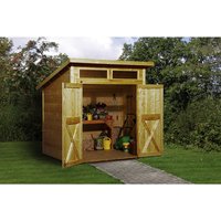 WEKA Gartenhaus »325 A«, Holz, BxHxT: 222 x 235 x 237 cm (Außenmaße inkl. Dachüberstand) - beige | Fichte | 3,84 m² WEKA Gartenhaus »325 A«, Holz, BxHxT: 222 x 235 x 237 cm (Außenmaße inkl. Dachüberstand) - beige | Fichte | 3,84 m²