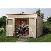 WEKA Gartenhaus »325 Gr.4«, Holz, BxHxT: 323 x 223 x 293 cm (AuĂenmaĂe inkl. DachĂŒberstand) - beige |  Holz  |  7,48 m² WEKA Gartenhaus »325 Gr.4«, Holz, BxHxT: 323 x 223 x 293 cm (AuĂenmaĂe inkl. DachĂŒberstand) - beige |  Holz  |  7,48 m²
