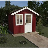 WEKA Gartenhaus »Schwedenhaus Gr.2«, Holz, BxHxT: 368 x 272 x 342 cm (Außenmaße inkl. Dachüberstand) - rot |  Fichte  |  8,82 m² WEKA Gartenhaus »Schwedenhaus Gr.2«, Holz, BxHxT: 368 x 272 x 342 cm (Außenmaße inkl. Dachüberstand) - rot |  Fichte  |  8,82 m²