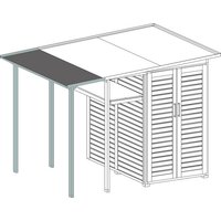 WEKA Gartenhaus »Garten (Q) Modul Family«, Holz, BxHxT: 224 x 205 x 71 cm (Außenmaße inkl. Dachüberstand) – grau | Holz Rabatt: 6 % WEKA Gartenhaus »Garten (Q) Modul Family«, Holz, BxHxT: 224 x 205 x 71 cm (Außenmaße inkl. Dachüberstand) – grau | Holz Rabatt: 6 %