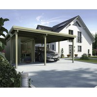 WEKA Carport, holzfarben – braun WEKA Carport, holzfarben – braun