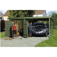 WEKA Carport, holzfarben – braun WEKA Carport, holzfarben – braun