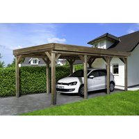 WEKA Carport, holzfarben – braun WEKA Carport, holzfarben – braun