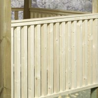 WEKA Brüstungsgeländer für Gartenhäuser, Holz – braun WEKA Brüstungsgeländer für Gartenhäuser, Holz – braun