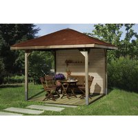 WEKA Pavillon »Paradies«, BxHxT: 333 x 286 x 333 cm – beige WEKA Pavillon »Paradies«, BxHxT: 333 x 286 x 333 cm – beige