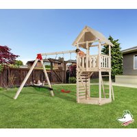 WEKA Kinderspielartikel »Tabaluga«, BxHxT: 420 x 331 x 290 cm, Holz, natur – beige WEKA Kinderspielartikel »Tabaluga«, BxHxT: 420 x 331 x 290 cm, Holz, natur – beige