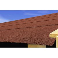 KARIBU Dachbahn für Gartenhäuser, Bitumen – rot KARIBU Dachbahn für Gartenhäuser, Bitumen – rot