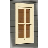 KARIBU Fenster für Gartenhäuser »38 mm«, geeignet für 40 mm Holzwand, elfenbeinweiß – weiss KARIBU Fenster für Gartenhäuser »38 mm«, geeignet für 40 mm Holzwand, elfenbeinweiß – weiss