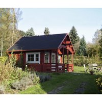 WOLFF FINNHAUS Gartenhaus »Sauerland«, BxT: 577 x 594 cm (Aufstellmaße), Satteldach – beige Rabatt: 8 %  – 34.27 qm WOLFF FINNHAUS Gartenhaus »Sauerland«, BxT: 577 x 594 cm (Aufstellmaße), Satteldach – beige Rabatt: 8 %  – 34.27 qm