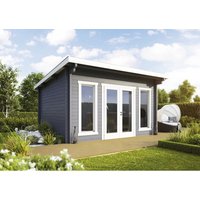 WOLFF FINNHAUS Gartenhaus, BxT: 360 x 300 cm (Außenmaße), Dachbretter - beige Rabatt: 8 %  - 10.8 qm WOLFF FINNHAUS Gartenhaus, BxT: 360 x 300 cm (Außenmaße), Dachbretter - beige Rabatt: 8 %  - 10.8 qm