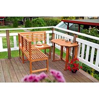 MERXX Eckbank, Holz, 3-Sitzer, BxHxT: 100 x 90 x 142 cm – braun MERXX Eckbank, Holz, 3-Sitzer, BxHxT: 100 x 90 x 142 cm – braun