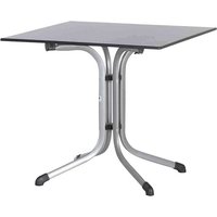 SIEGER Klapptisch, mit Vivodur-Tischplatte, BxTxH: 80 x 80 x 73 cm – grau SIEGER Klapptisch, mit Vivodur-Tischplatte, BxTxH: 80 x 80 x 73 cm – grau