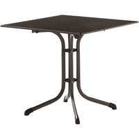 SIEGER Klapptisch, mit Vivodur-Tischplatte, BxTxH: 80 x 80 x 73 cm – grau SIEGER Klapptisch, mit Vivodur-Tischplatte, BxTxH: 80 x 80 x 73 cm – grau