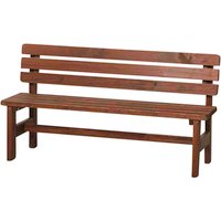 FUN STAR Gartenbank, Holz, 3-Sitzer, BxHxT: 150 x 80 x 41 cm – beige FUN STAR Gartenbank, Holz, 3-Sitzer, BxHxT: 150 x 80 x 41 cm – beige