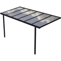 GARDENDREAMS Terrassenüberdachung »Easy Edition«, Breite: 600 cm, Dach: Polycarbonat (PC), anthrazit – grau GARDENDREAMS Terrassenüberdachung »Easy Edition«, Breite: 600 cm, Dach: Polycarbonat (PC), anthrazit – grau