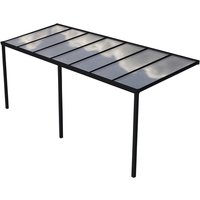 GARDENDREAMS Terrassenüberdachung »Easy Edition«, Breite: 700 cm, Dach: Polycarbonat (PC), anthrazit – grau GARDENDREAMS Terrassenüberdachung »Easy Edition«, Breite: 700 cm, Dach: Polycarbonat (PC), anthrazit – grau