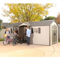 LIFETIME Gerätehaus »Makro«, BxHxT: 605 x 244 x 244 cm, Grundfläche: 14,46 m² – grau LIFETIME Gerätehaus »Makro«, BxHxT: 605 x 244 x 244 cm, Grundfläche: 14,46 m² – grau