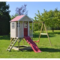 WENDITOYS Spielhaus »Alpaka«, BxHxT: 350 x 242 x 290 cm, Holz, natur – beige (Rabatt: 7 %) WENDITOYS Spielhaus »Alpaka«, BxHxT: 350 x 242 x 290 cm, Holz, natur – beige (Rabatt: 7 %)