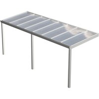 GARDENDREAMS Terrassenüberdachung »Legend«, BxT: 600 x 200 cm, weiß / RAL9016, Glasdach – weiss GARDENDREAMS Terrassenüberdachung »Legend«, BxT: 600 x 200 cm, weiß / RAL9016, Glasdach – weiss