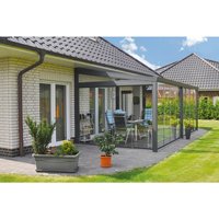 GARDENDREAMS Vorderwand »Legend Edition, Expert Edition«, BxH: 600 x 230 cm, Aluminium, grau GARDENDREAMS Vorderwand »Legend Edition, Expert Edition«, BxH: 600 x 230 cm, Aluminium, grau