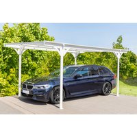 Westmann Carport »Westmann Carport«, Außenmaß BxT: 305 x 505 cm, weiß – weiss Westmann Carport »Westmann Carport«, Außenmaß BxT: 305 x 505 cm, weiß – weiss