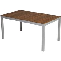 MERXX Gartentisch »Keros«, BxHxT: 90 x 75 x 150 cm, Tischplatte: Akazienholz – silberfarben MERXX Gartentisch »Keros«, BxHxT: 90 x 75 x 150 cm, Tischplatte: Akazienholz – silberfarben