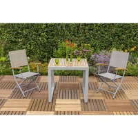 MERXX Gartenmöbelset »Naxos«, Metall, 3-teilig – grau | silberfarben Rabatt: 13 % MERXX Gartenmöbelset »Naxos«, Metall, 3-teilig – grau | silberfarben Rabatt: 13 %