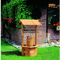 PROMADINO Zierbrunnen, BxH: 59 x 109 cm, Kiefernholz, honigbraun PROMADINO Zierbrunnen, BxH: 59 x 109 cm, Kiefernholz, honigbraun