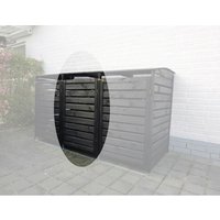 PROMADINO Erweiterungsbox »Vario III«, aus Kiefernholz, 92x122x70cm (BxHxT), 240 Liter – grau PROMADINO Erweiterungsbox »Vario III«, aus Kiefernholz, 92x122x70cm (BxHxT), 240 Liter – grau