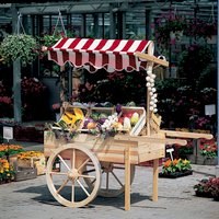 PROMADINO Marktwagen, Kiefernholz – beige PROMADINO Marktwagen, Kiefernholz – beige