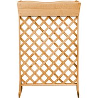 PROMADINO Spalierkasten, BxH: 70 x 106,5 cm, honig, Kiefernholz – braun PROMADINO Spalierkasten, BxH: 70 x 106,5 cm, honig, Kiefernholz – braun