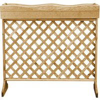 PROMADINO Spalierkasten, kiefernholz – braun PROMADINO Spalierkasten, kiefernholz – braun